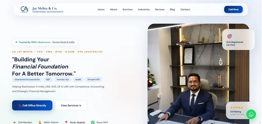 Jay Mehta & Co. website