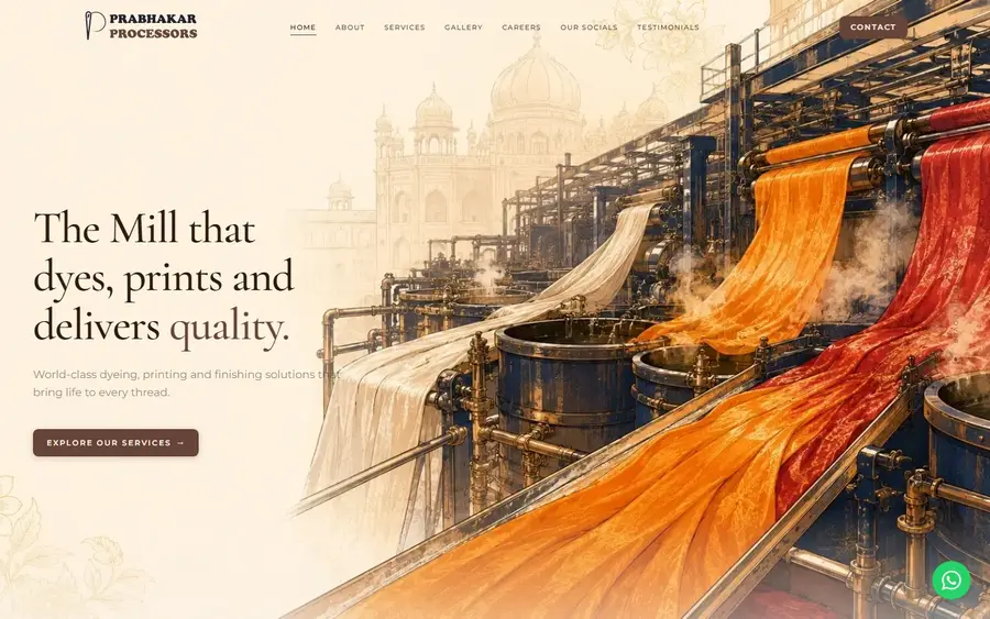Prabhakar Processors website
